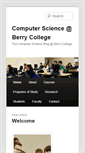 Mobile Screenshot of cs.berry.edu