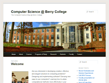Tablet Screenshot of cs.berry.edu