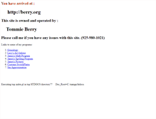 Tablet Screenshot of berry.org